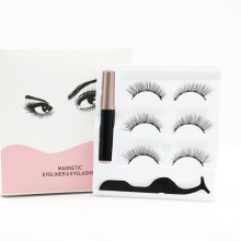 New Style Popular Real 3D Mink Eyelashes Customized Magnetic Eyelash Box 3D Mink Fur Eyelashes